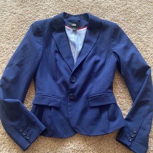 H&M NAVY BLUE BLAZER SIZE 4